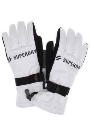 Ръкавици за зимни спортове Superdry, Цвят Бял, Цена 66,50 лв.
