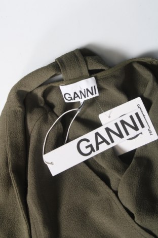 Φόρεμα Ganni, Μέγεθος XS, Χρώμα Πράσινο, Τιμή 71,65 €