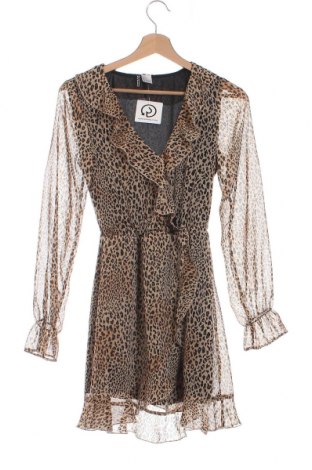 Kleid H&M Divided, Größe XXS, Farbe Mehrfarbig, Preis 10,09 €