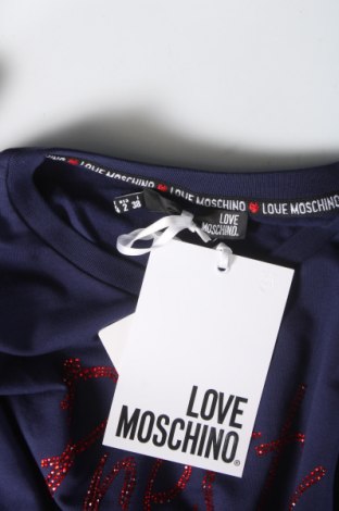 Sukienka Love Moschino, Rozmiar M, Kolor Niebieski, Cena 964,76 zł