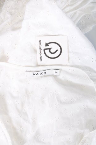 Kleid NA-KD, Größe XS, Farbe Weiß, Preis 16,25 €