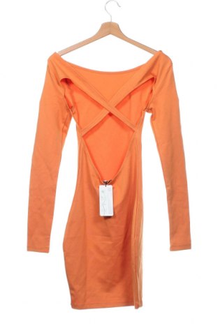 Šaty  NA-KD, Velikost XS, Barva Oranžová, Cena  1 041,00 Kč