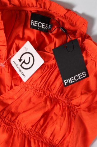 Kleid Pieces, Größe S, Farbe Orange, Preis 17,86 €