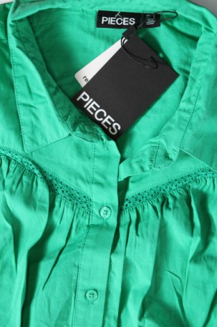 Φόρεμα Pieces, Μέγεθος L, Χρώμα Πράσινο, Τιμή 31,96 €