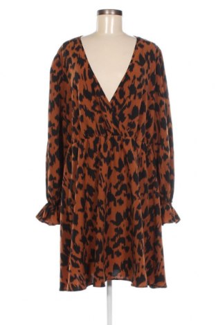 Kleid SHEIN, Größe 3XL, Farbe Braun, Preis 20,18 €