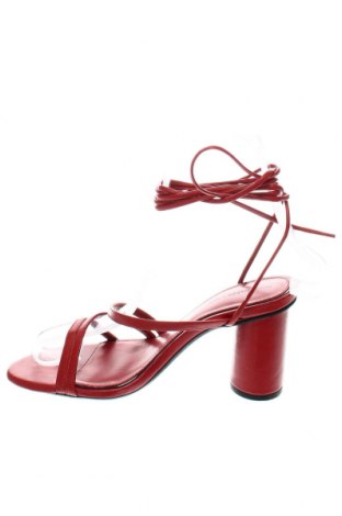 Sandalen Bershka, Größe 37, Farbe Rot, Preis 16,28 €