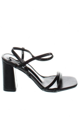Sandale Ideal Shoes, Mărime 38, Culoare Negru, Preț 91,78 Lei