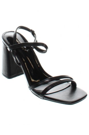 Sandale Ideal Shoes, Mărime 38, Culoare Negru, Preț 91,78 Lei