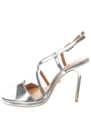 Sandalen Karen Millen, Größe 40, Farbe Silber, Preis 21,99 €