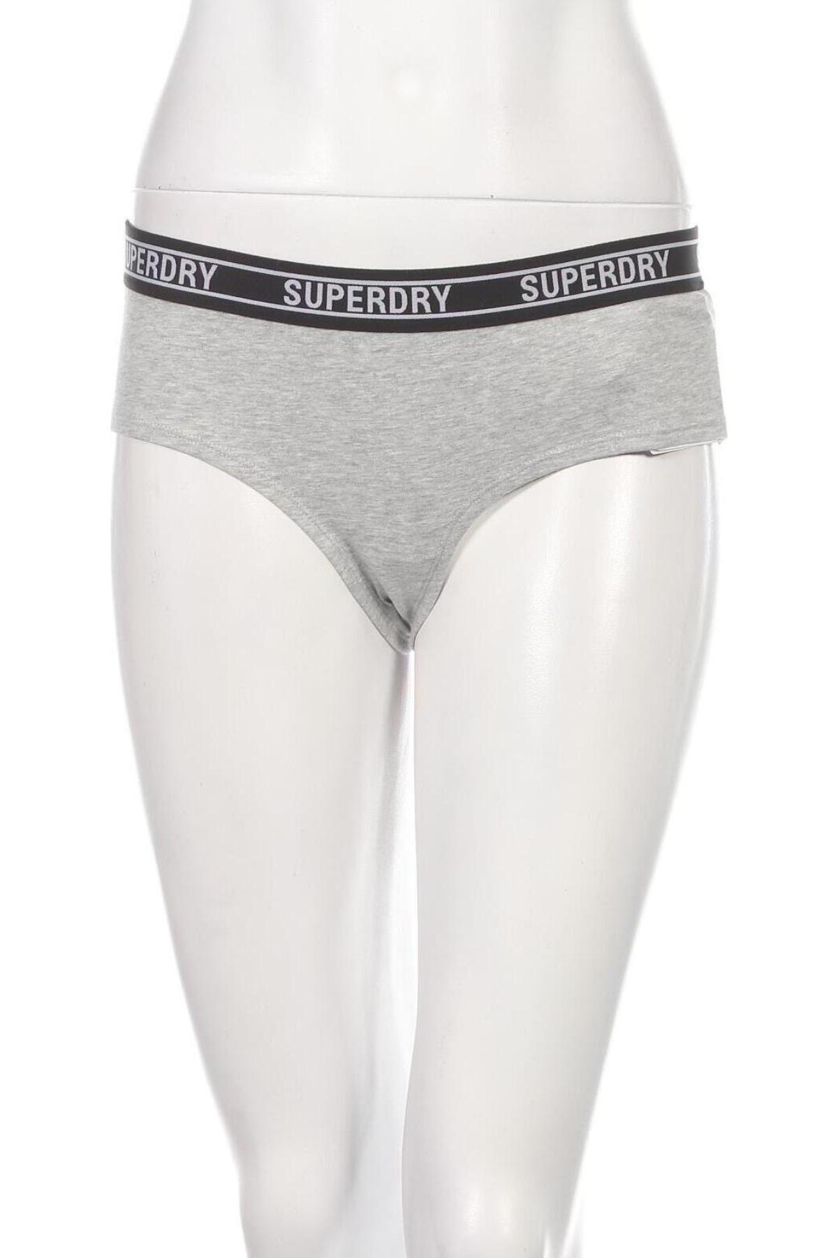 Бикини Superdry, Размер L, Цвят Сив, Цена 28,00 лв.