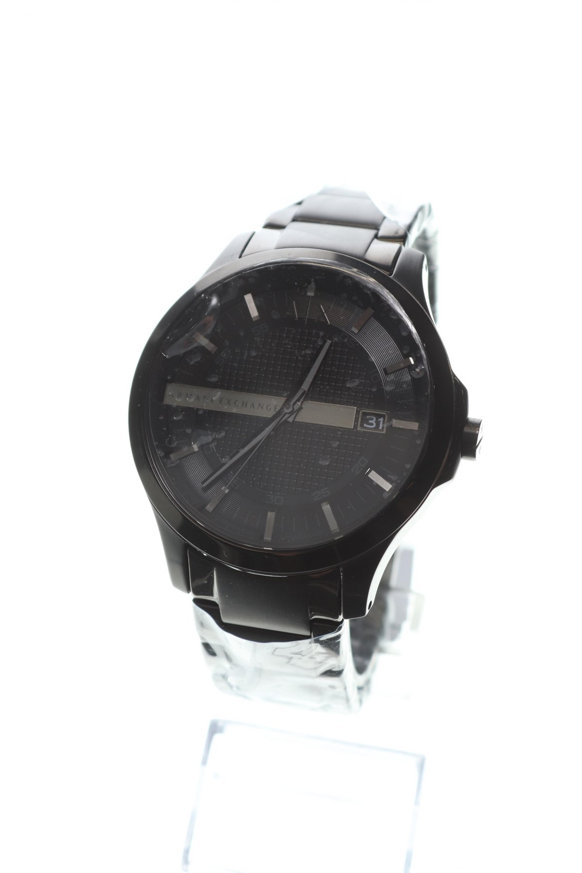 Часовник Armani Exchange, Цвят Черен, Цена 369,00 лв.