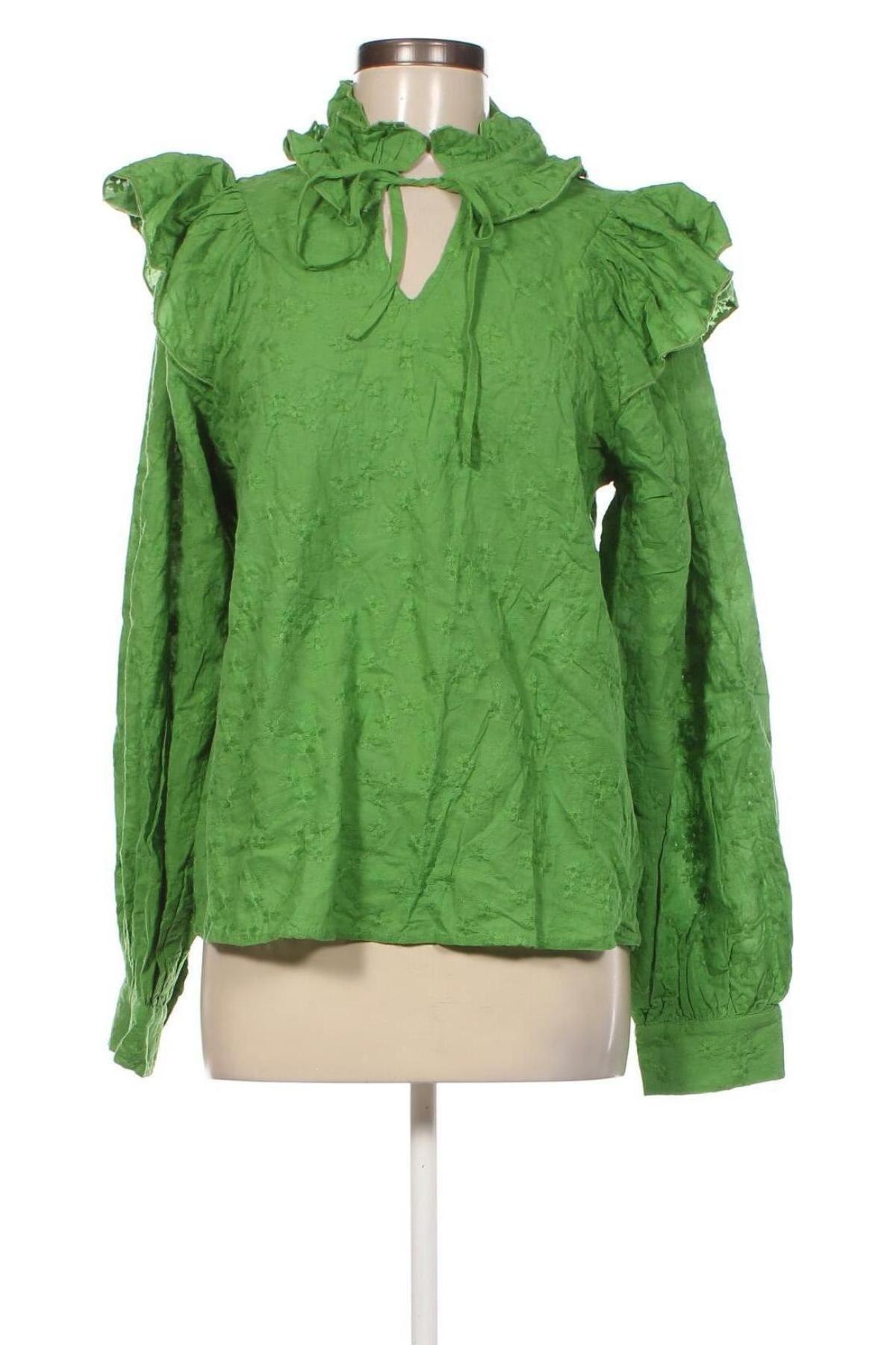 Bluză de femei, Mărime L, Culoare Verde, Preț 34,38 Lei