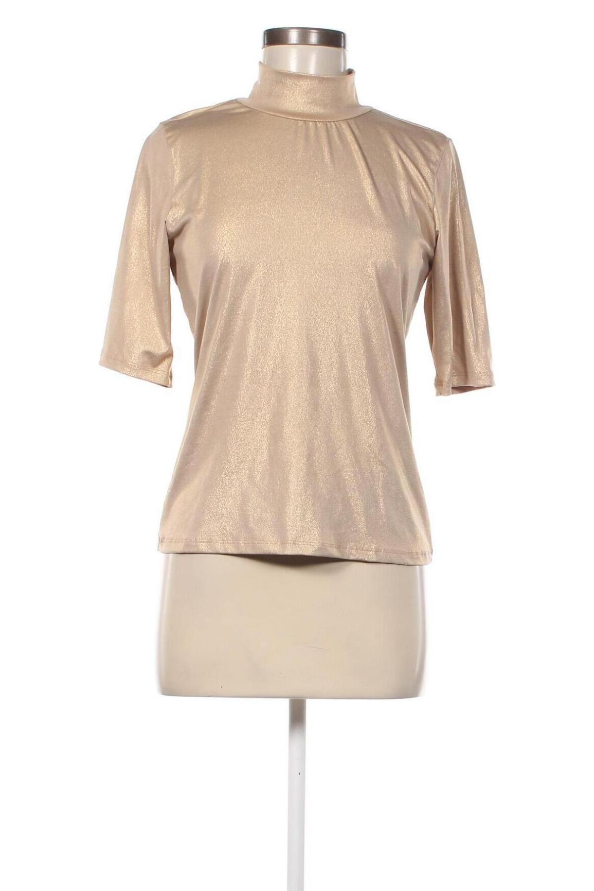 Damen Shirt, Größe M, Farbe Golden, Preis 13,22 €