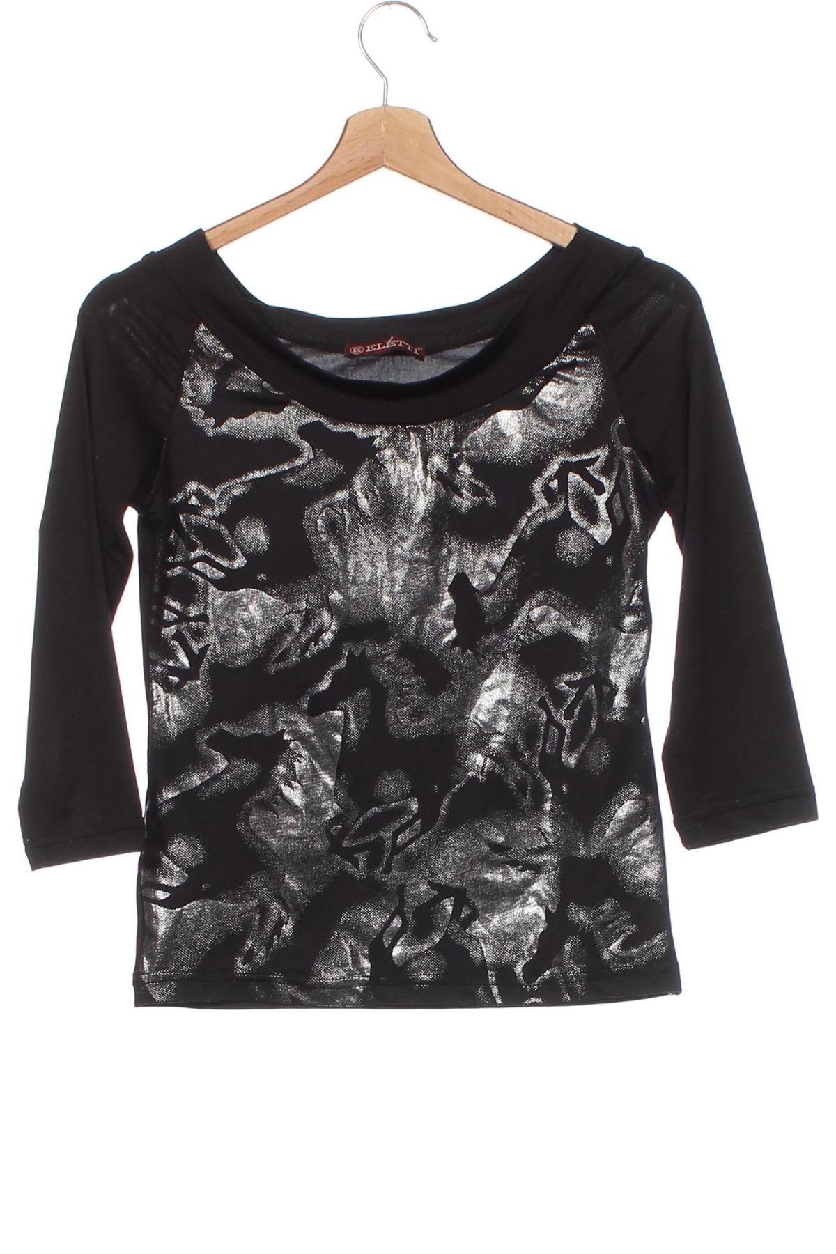 Дамска блуза, Размер XS, Цвят Черен, Цена 28,04 лв.
