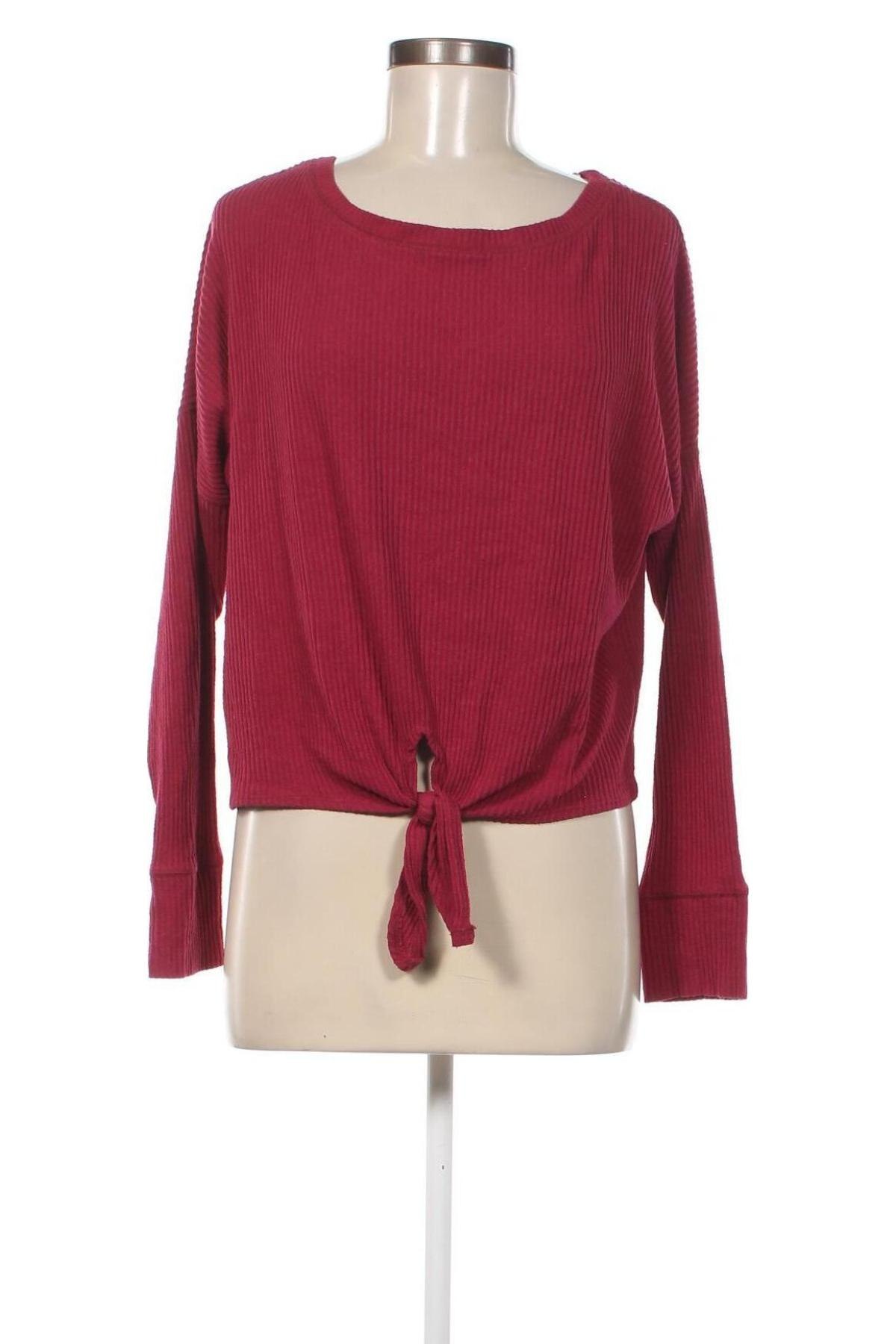 Дамска блуза Abercrombie & Fitch, Размер L, Цвят Червен, Цена 21,60 лв.