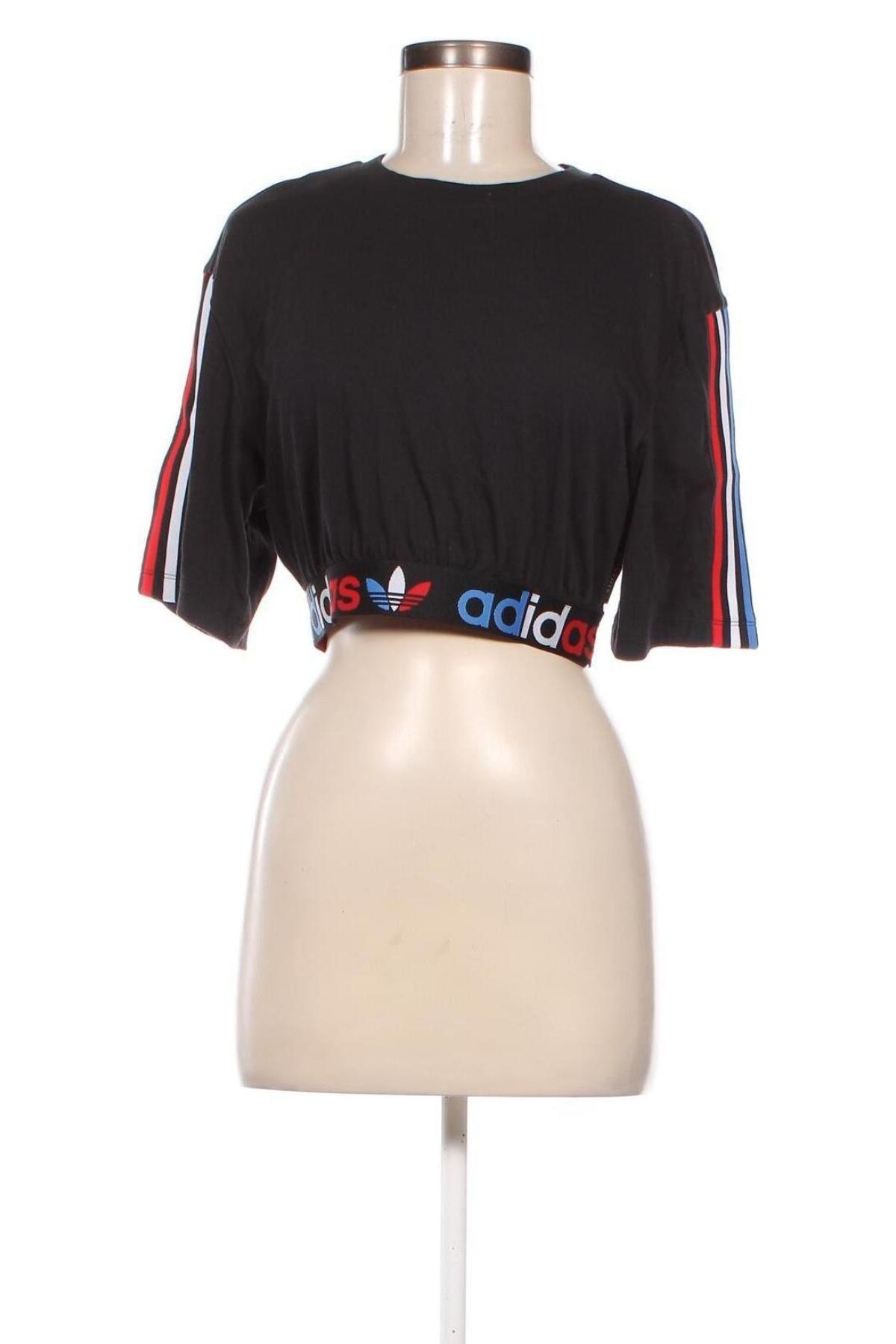 Γυναικεία μπλούζα Adidas Originals, Μέγεθος S, Χρώμα Μαύρο, Τιμή 39,69 €