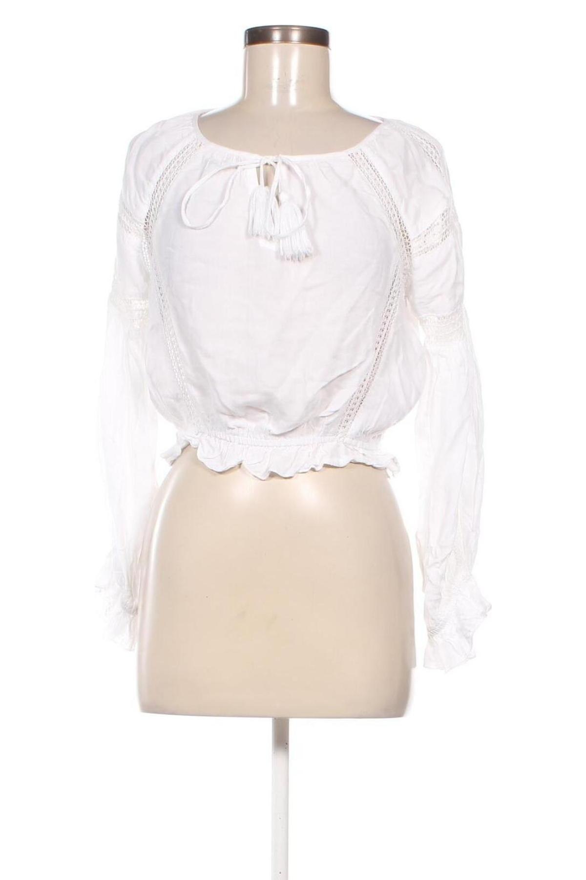 Γυναικεία μπλούζα Amisu, Μέγεθος XS, Χρώμα Λευκό, Τιμή 10,00 €