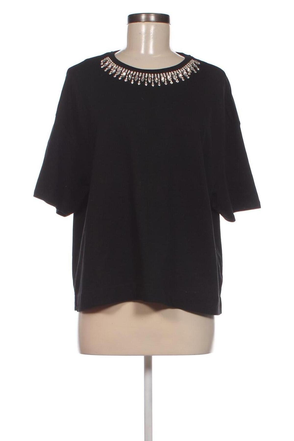 Γυναικεία μπλούζα Amisu, Μέγεθος M, Χρώμα Μαύρο, Τιμή 9,72 €