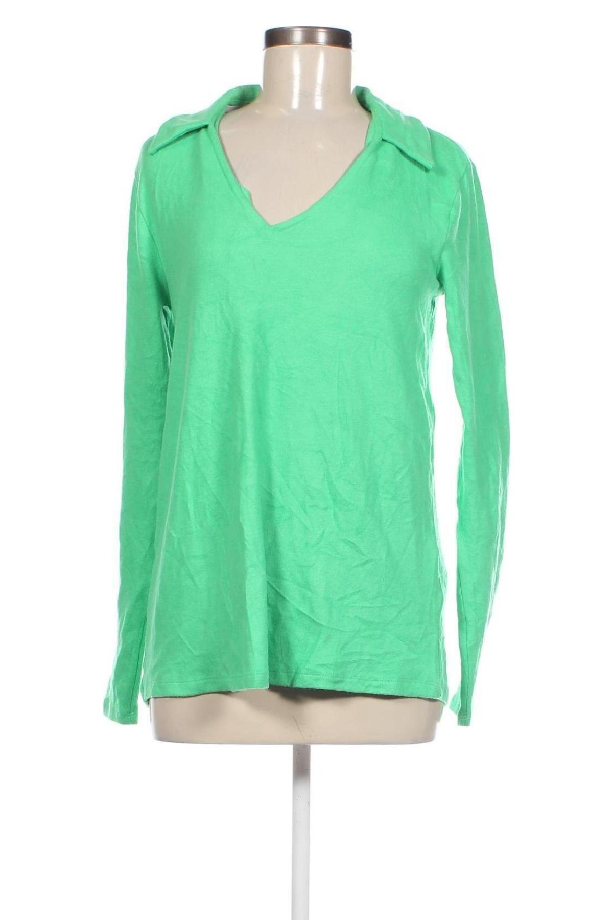 Дамска блуза Amisu, Размер L, Цвят Зелен, Цена 4,37 лв.