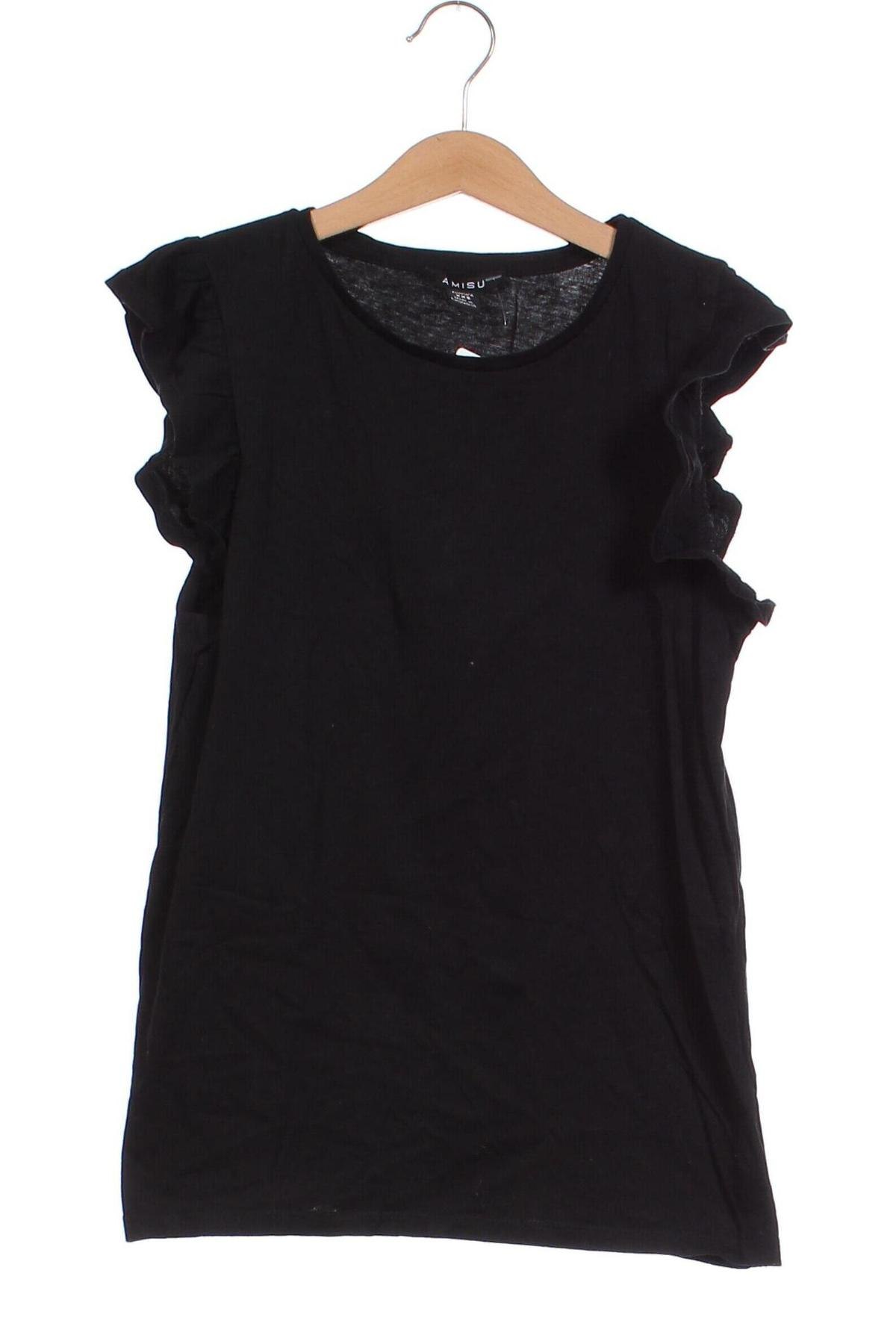 Γυναικεία μπλούζα Amisu, Μέγεθος XXS, Χρώμα Μαύρο, Τιμή 4,60 €