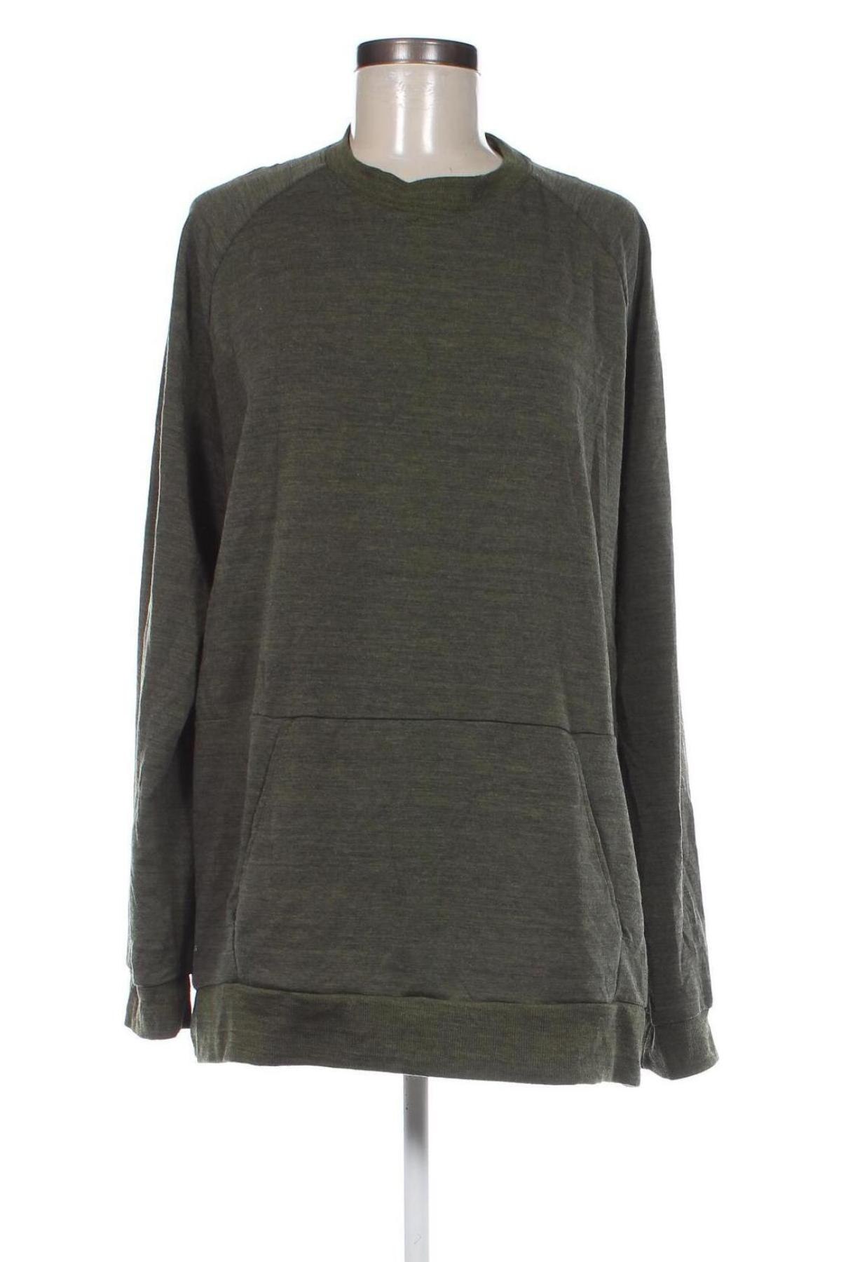 Γυναικεία μπλούζα Athletic, Μέγεθος XL, Χρώμα Πράσινο, Τιμή 4,70 €