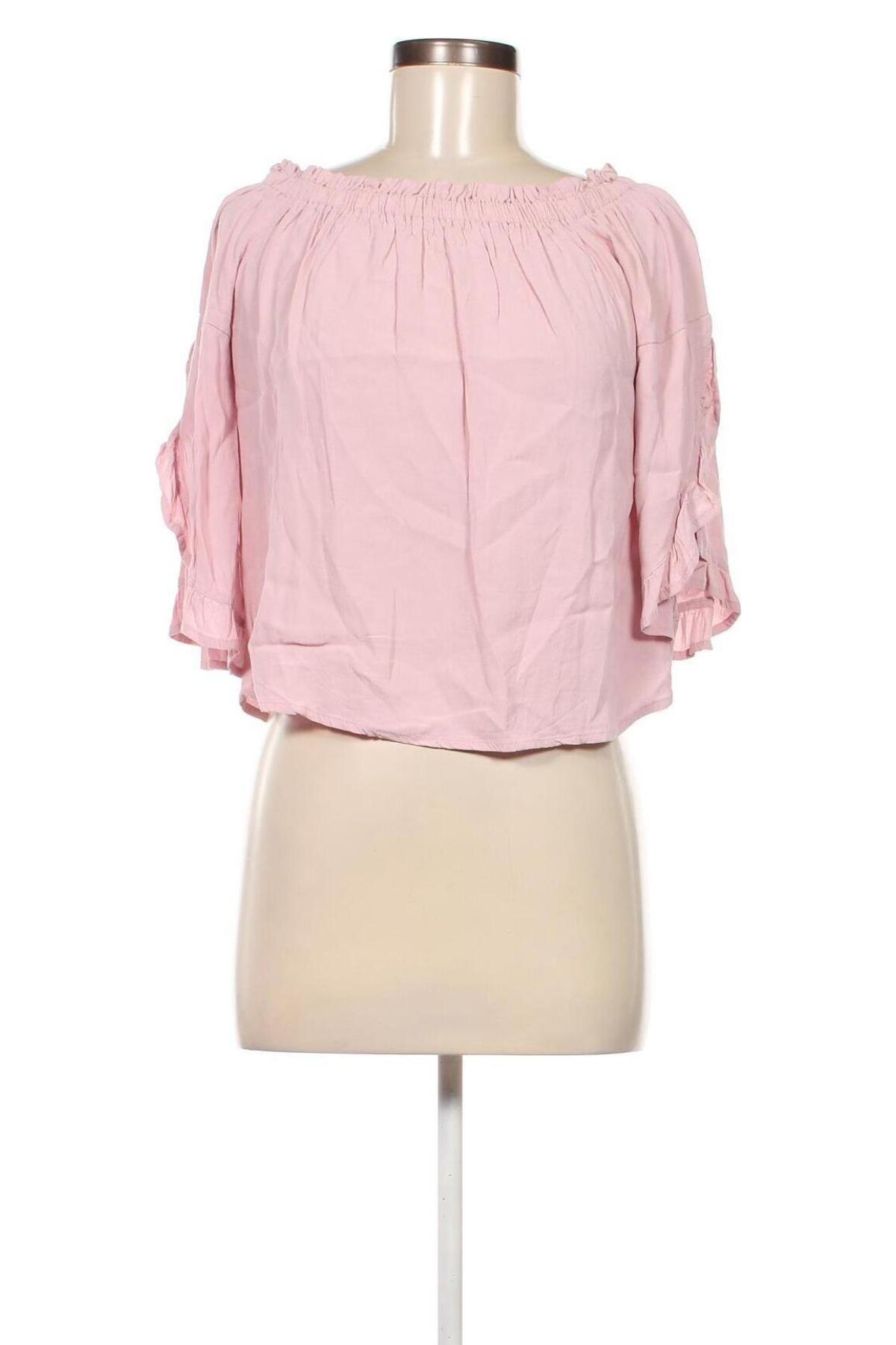 Γυναικεία μπλούζα Bershka, Μέγεθος S, Χρώμα Ρόζ , Τιμή 5,10 €