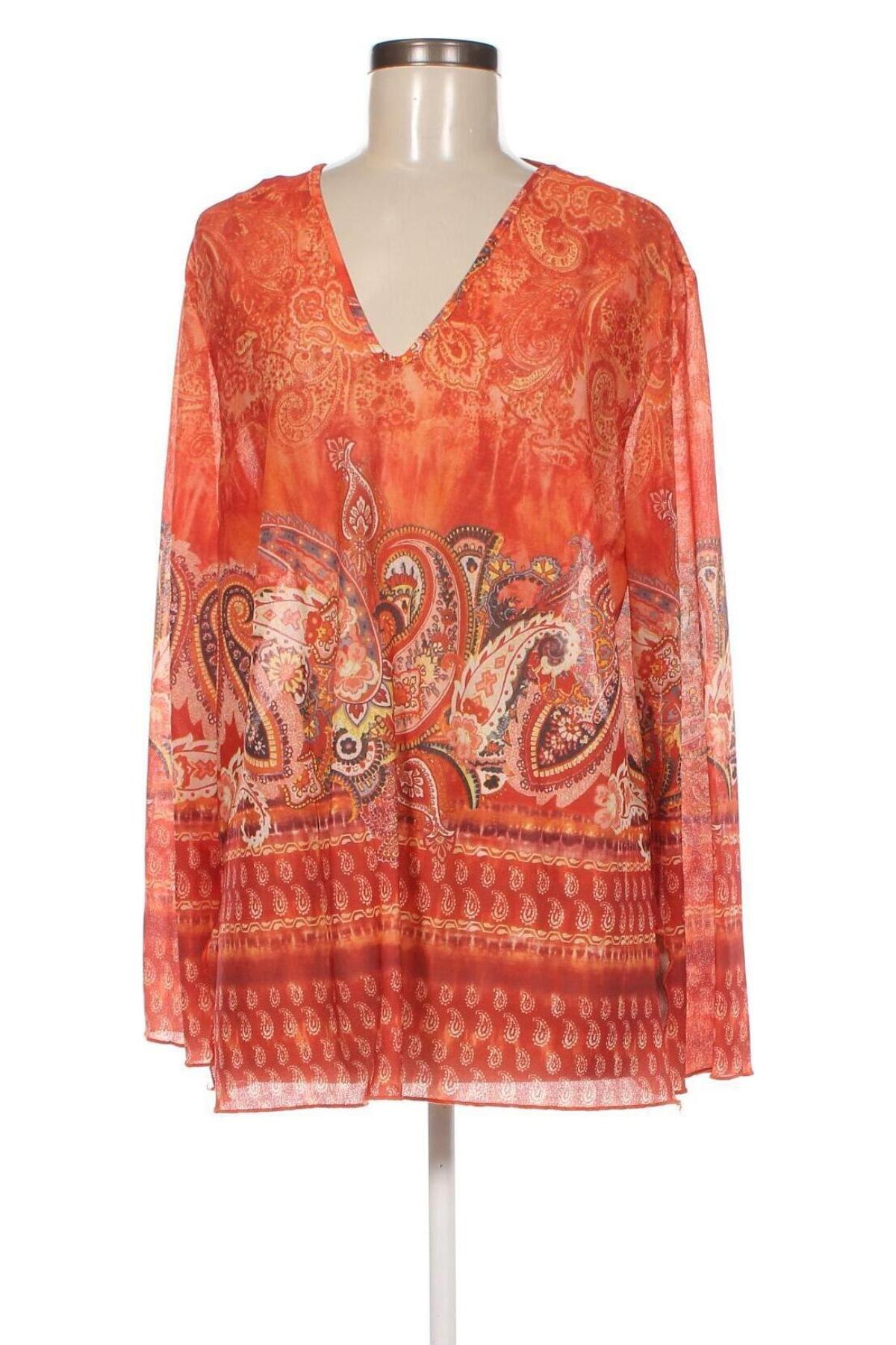 Γυναικεία μπλούζα Biaggini, Μέγεθος XL, Χρώμα Πορτοκαλί, Τιμή 11,75 €