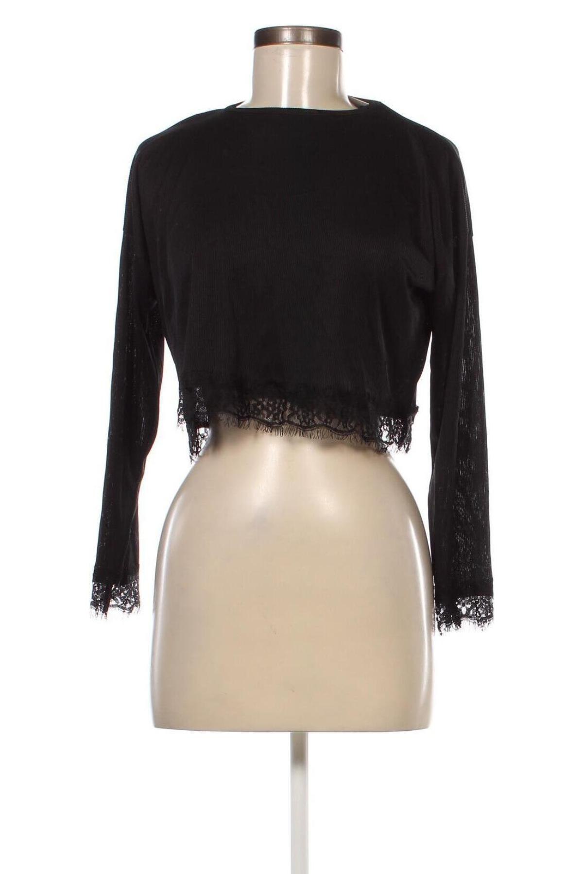 Γυναικεία μπλούζα Boohoo, Μέγεθος S, Χρώμα Μαύρο, Τιμή 3,36 €