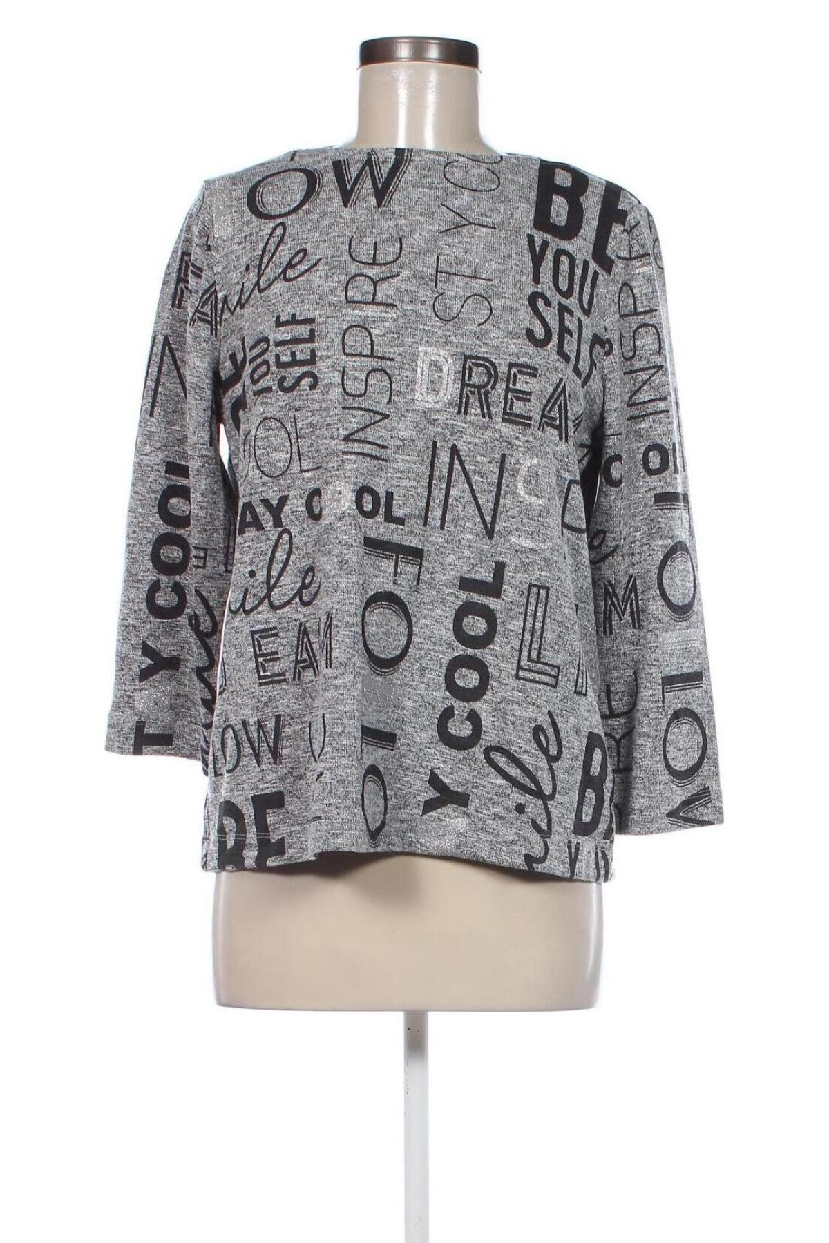 Γυναικεία μπλούζα C&A, Μέγεθος L, Χρώμα Γκρί, Τιμή 3,06 €
