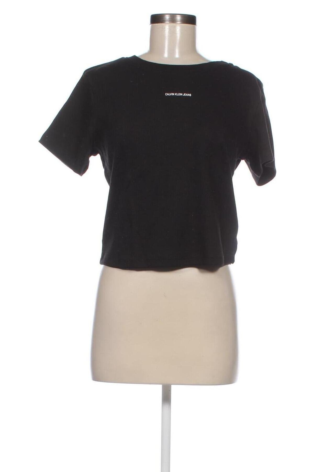 Γυναικεία μπλούζα Calvin Klein Jeans, Μέγεθος L, Χρώμα Μαύρο, Τιμή 52,68 €