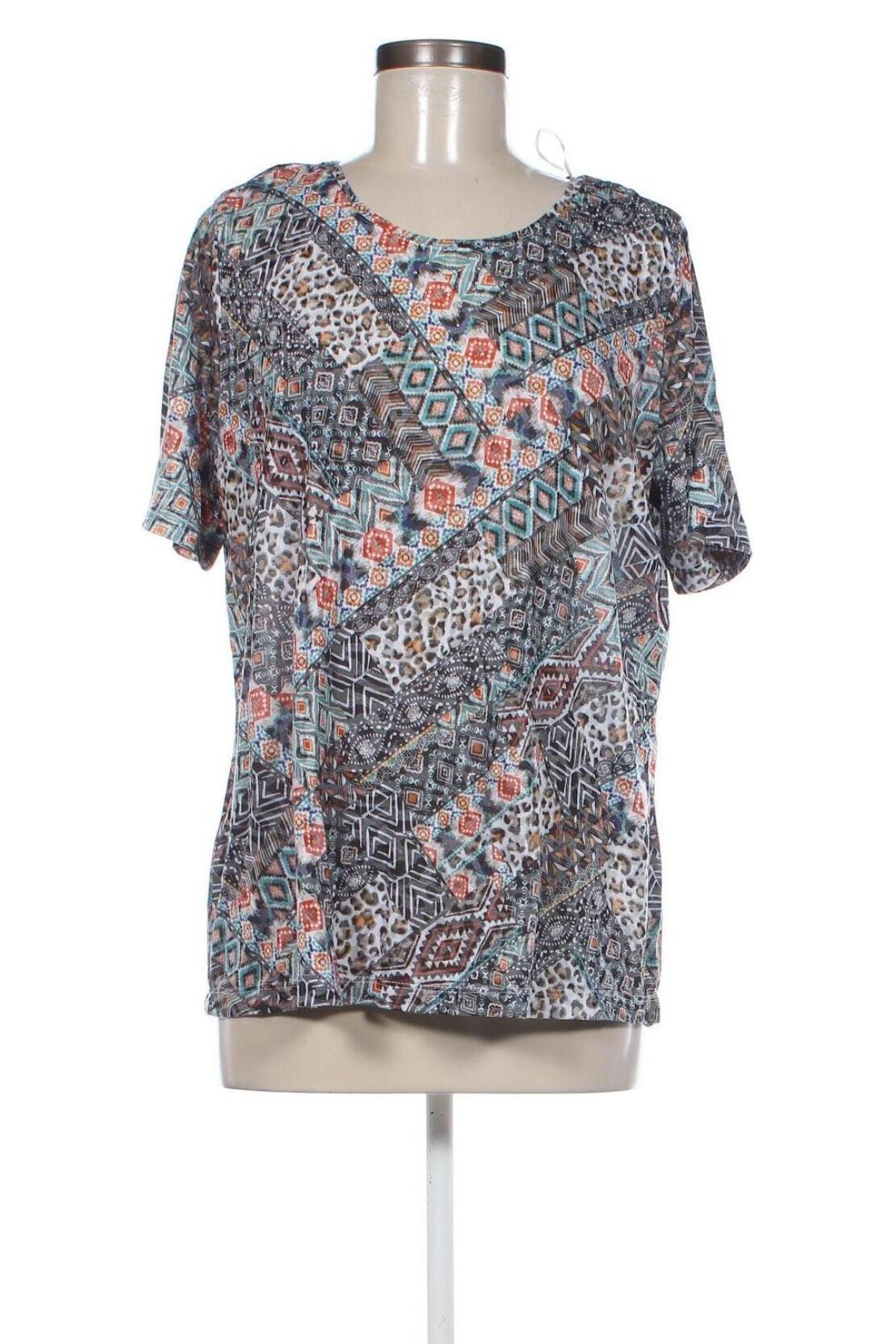 Γυναικεία μπλούζα Canda, Μέγεθος L, Χρώμα Πολύχρωμο, Τιμή 4,70 €
