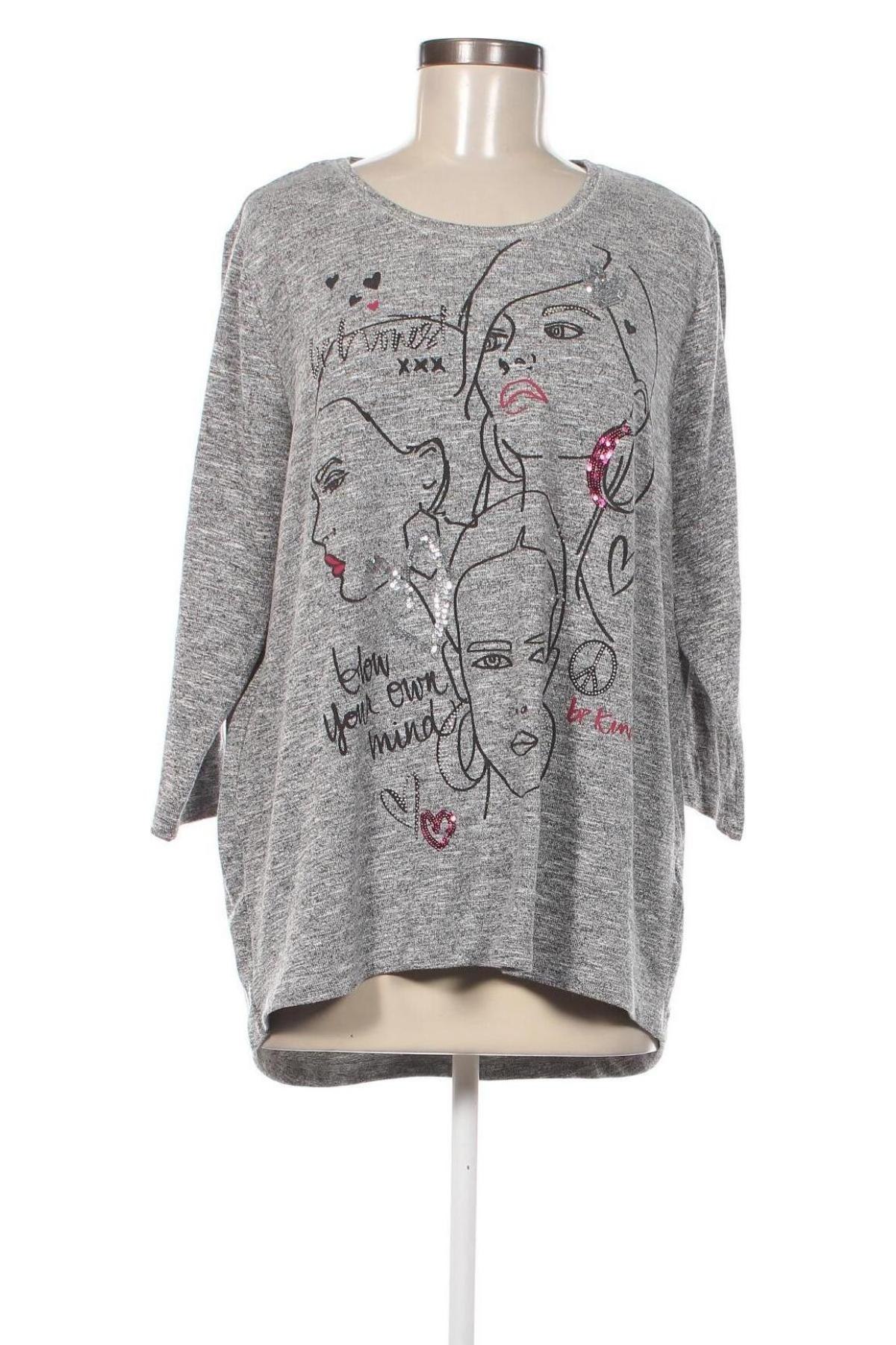 Damen Shirt Canda, Größe XL, Farbe Grau, Preis 7,93 €