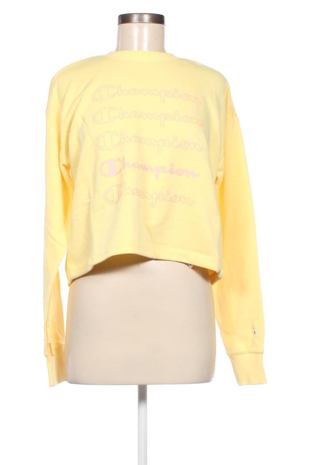 Γυναικεία μπλούζα Champion, Μέγεθος M, Χρώμα Κίτρινο, Τιμή 10,28 €