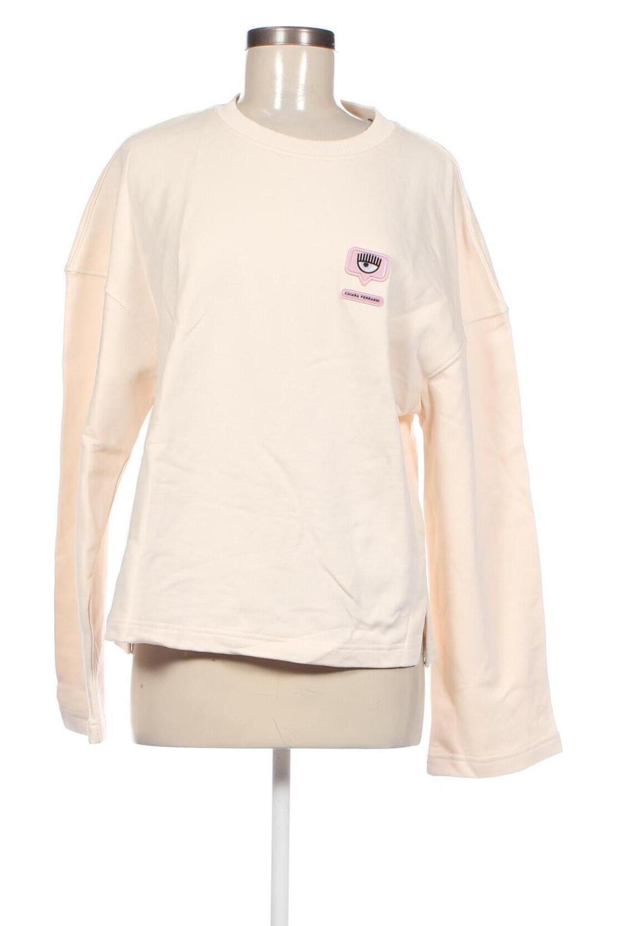Дамска блуза Chiara Ferragni, Размер M, Цвят Екрю, Цена 104,65 лв.