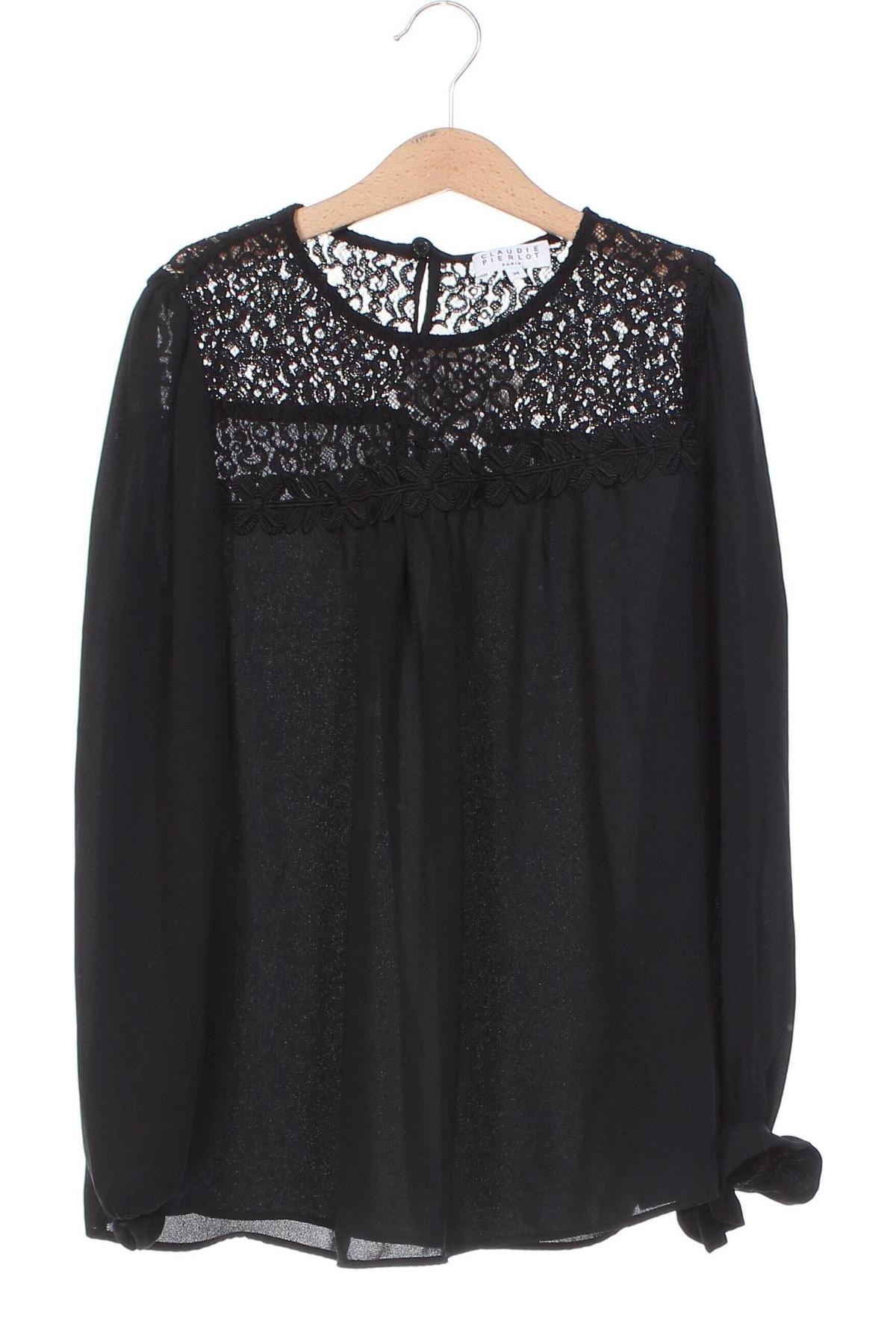 Дамска блуза Claudie Pierlot, Размер XS, Цвят Черен, Цена 45,00 лв.