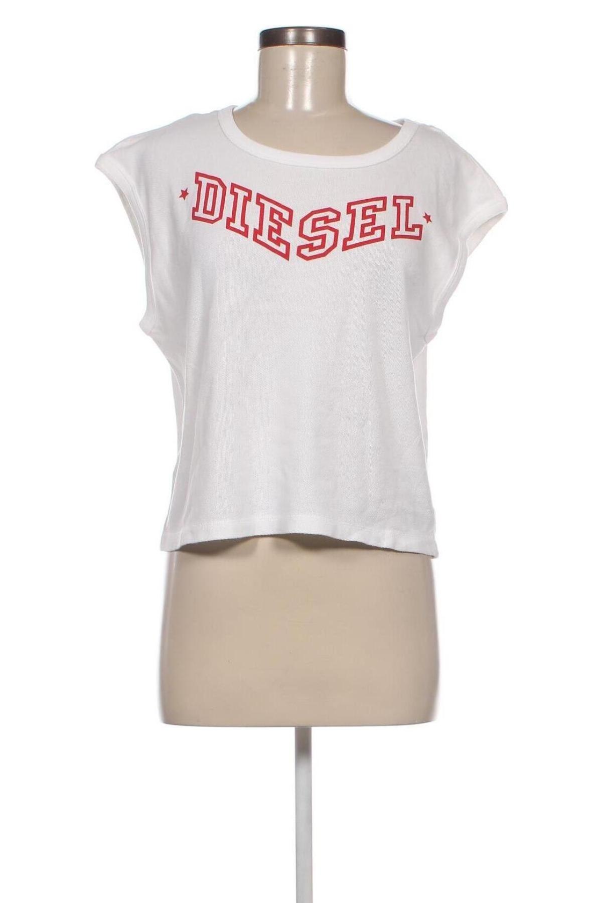 Damen Shirt Diesel, Größe L, Farbe Weiß, Preis € 18,99