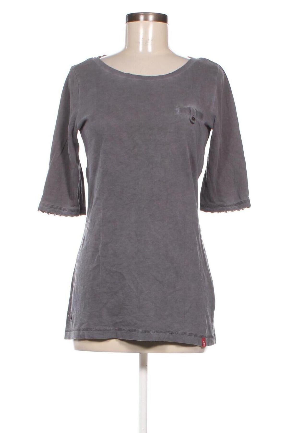 Damen Shirt Edc By Esprit, Größe M, Farbe Grau, Preis 5,00 €