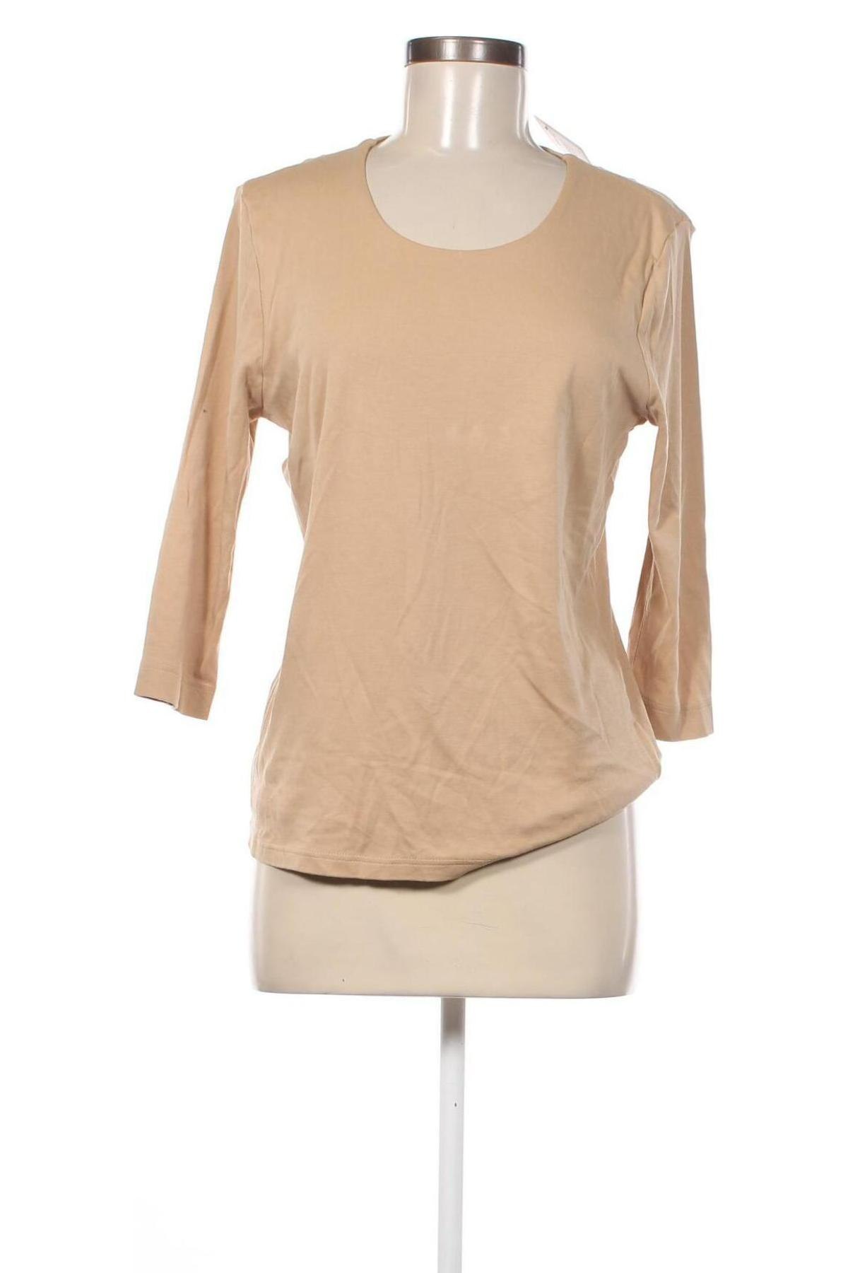Дамска блуза Efixelle, Размер M, Цвят Бежов, Цена 6,08 лв.