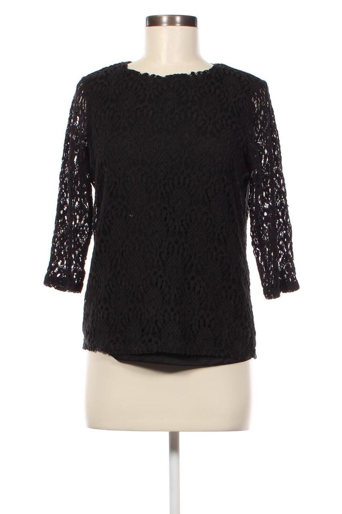 Γυναικεία μπλούζα Esprit, Μέγεθος M, Χρώμα Μαύρο, Τιμή 5,26 €