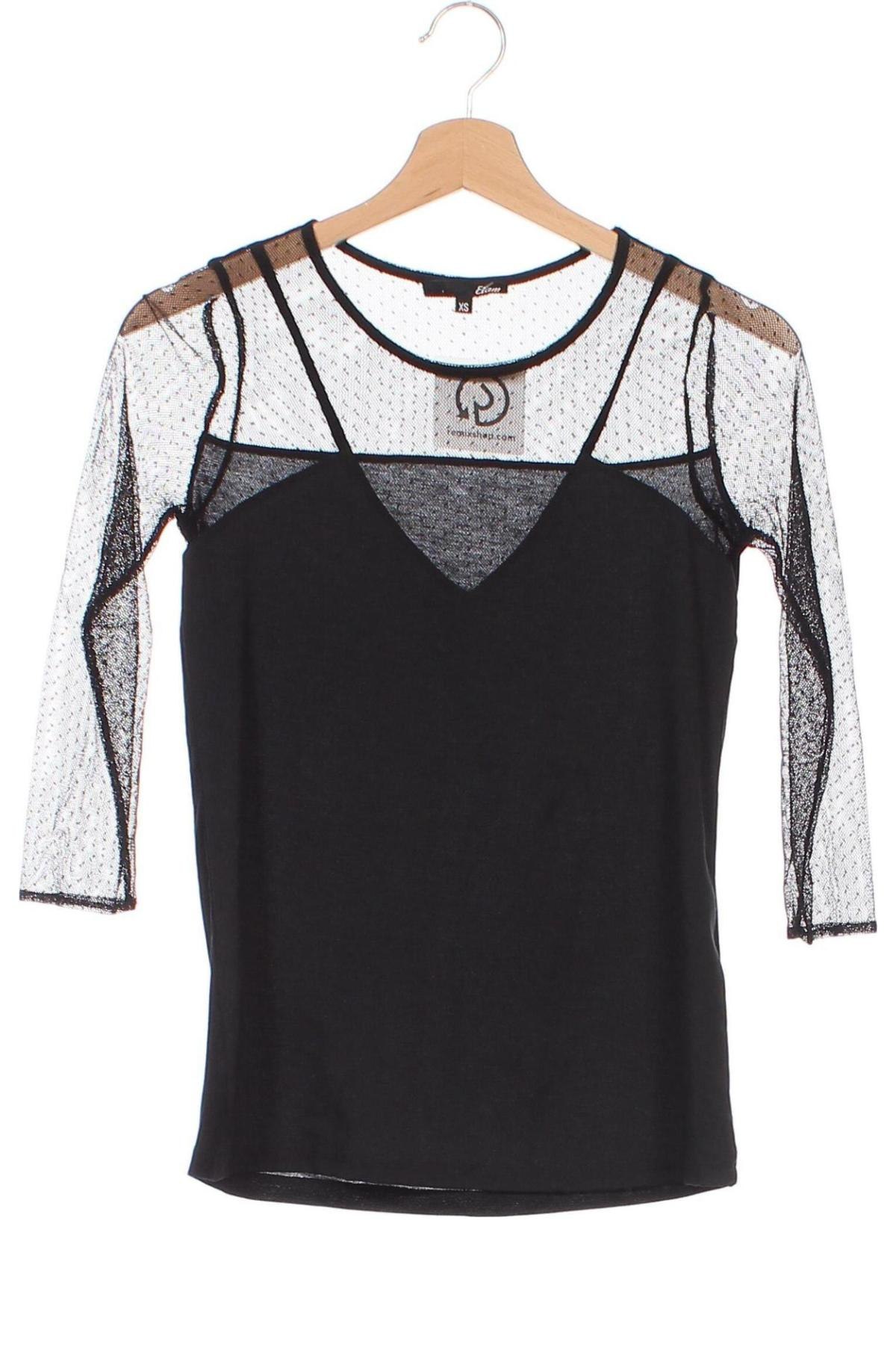 Damen Shirt Etam, Größe XS, Farbe Schwarz, Preis 8,35 €