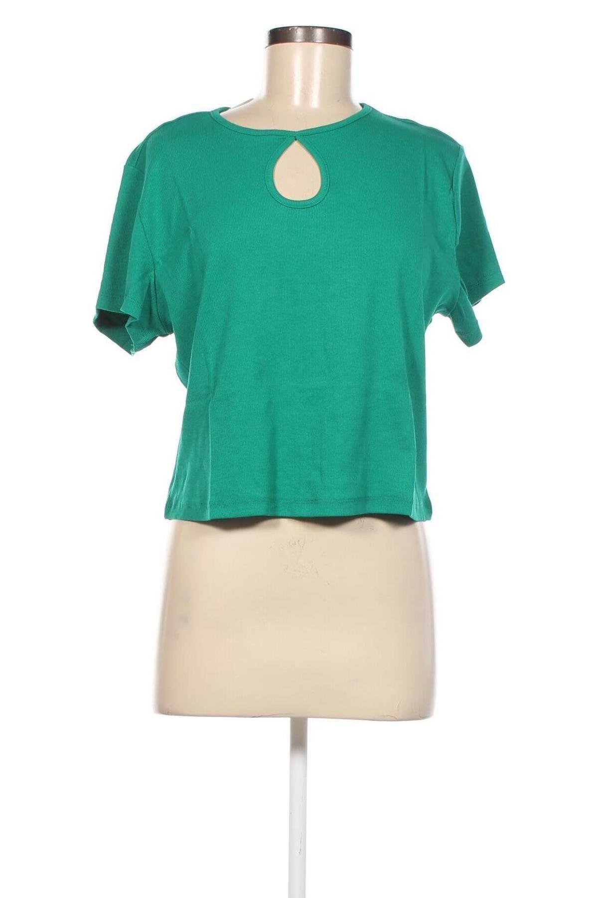 Γυναικεία μπλούζα Even&Odd, Μέγεθος 3XL, Χρώμα Πράσινο, Τιμή 7,67 €