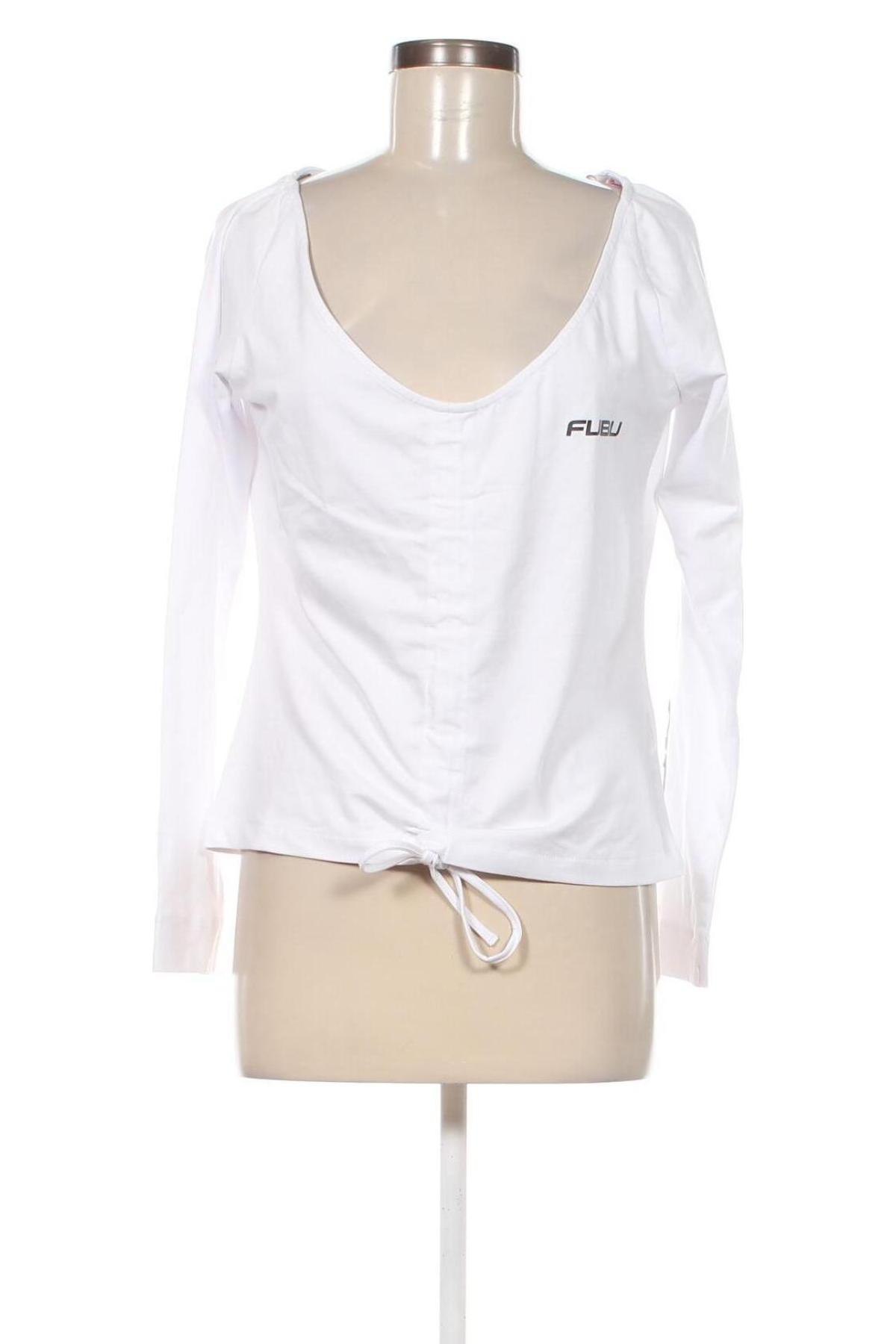 Γυναικεία μπλούζα FUBU, Μέγεθος XL, Χρώμα Λευκό, Τιμή 17,86 €