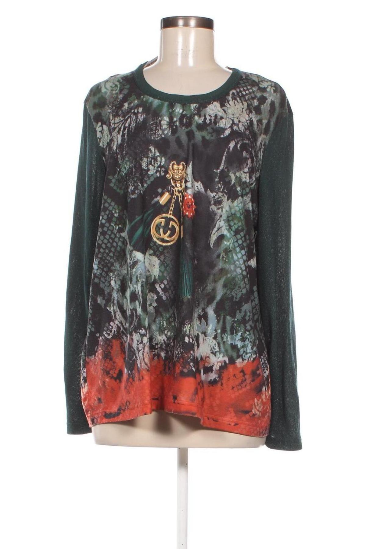 Дамска блуза Gerry Weber, Размер M, Цвят Зелен, Цена 26,40 лв.
