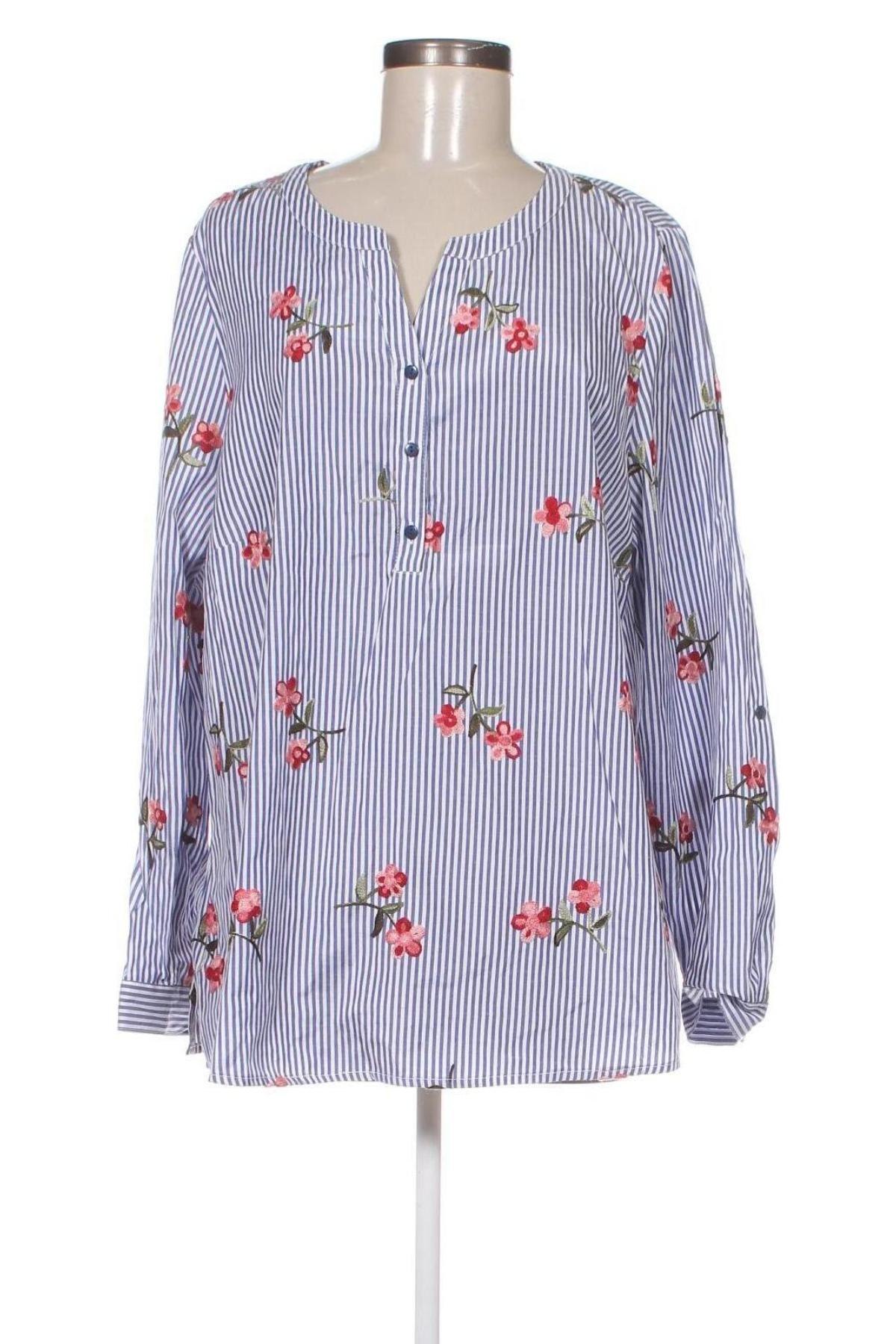 Γυναικεία μπλούζα Gina Laura, Μέγεθος XXL, Χρώμα Πολύχρωμο, Τιμή 10,43 €