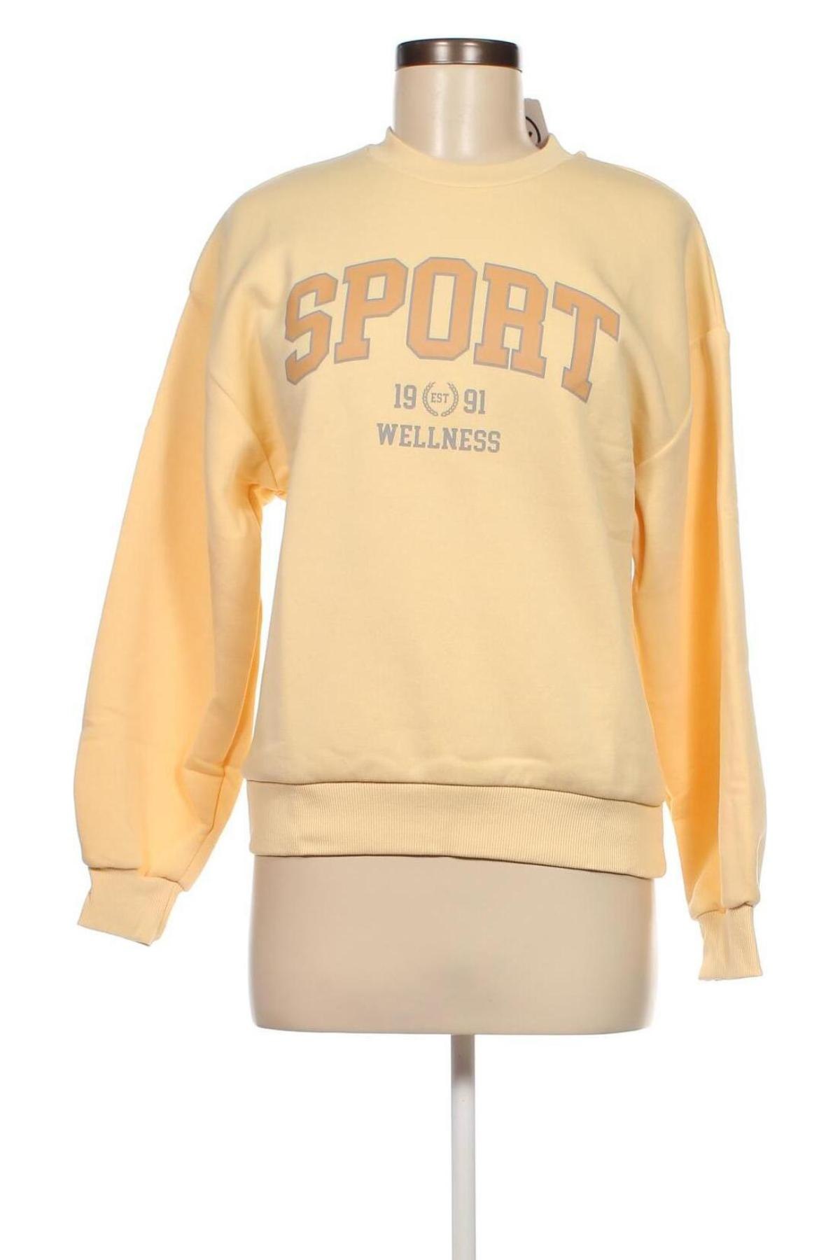 Γυναικεία μπλούζα Gina Tricot, Μέγεθος XS, Χρώμα Κίτρινο, Τιμή 7,11 €