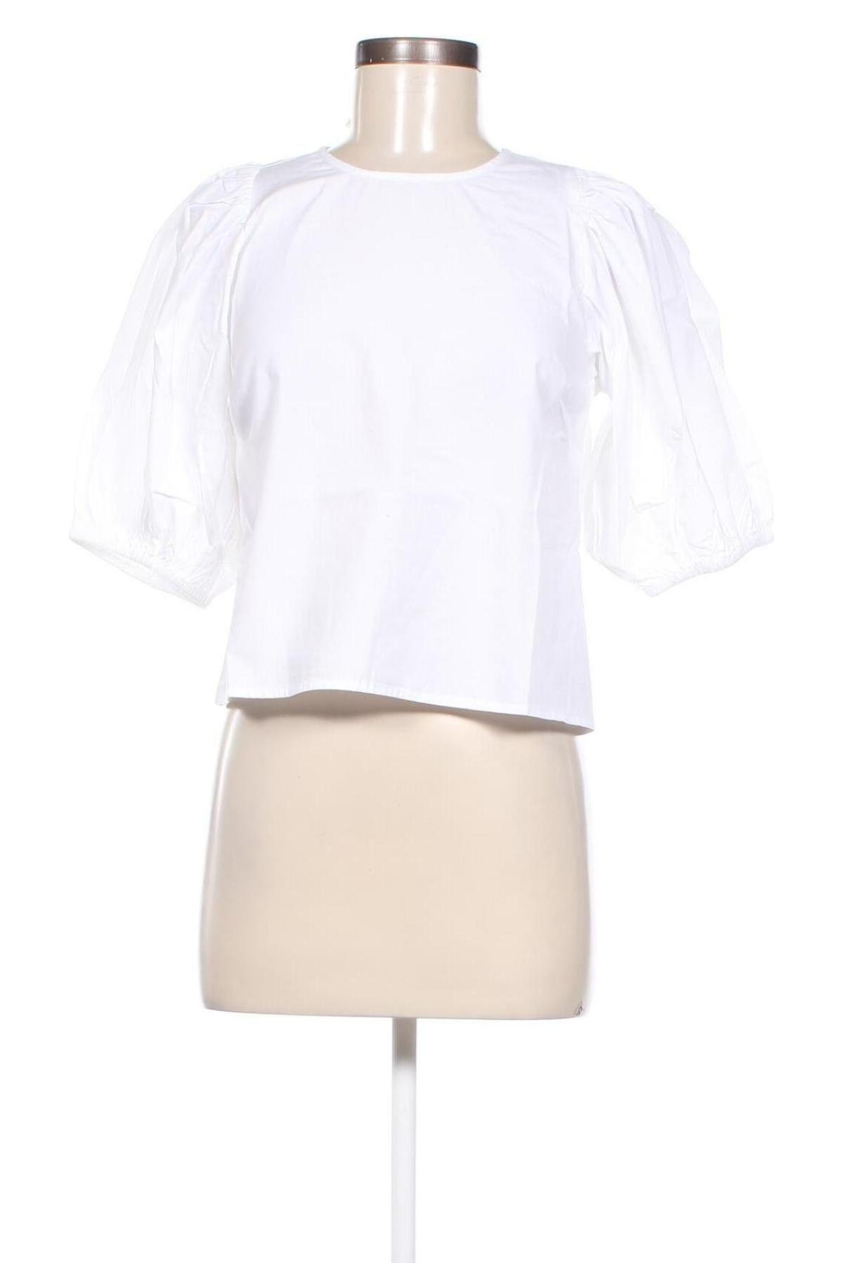 Дамска блуза Gina Tricot, Размер XXS, Цвят Бял, Цена 46,00 лв.