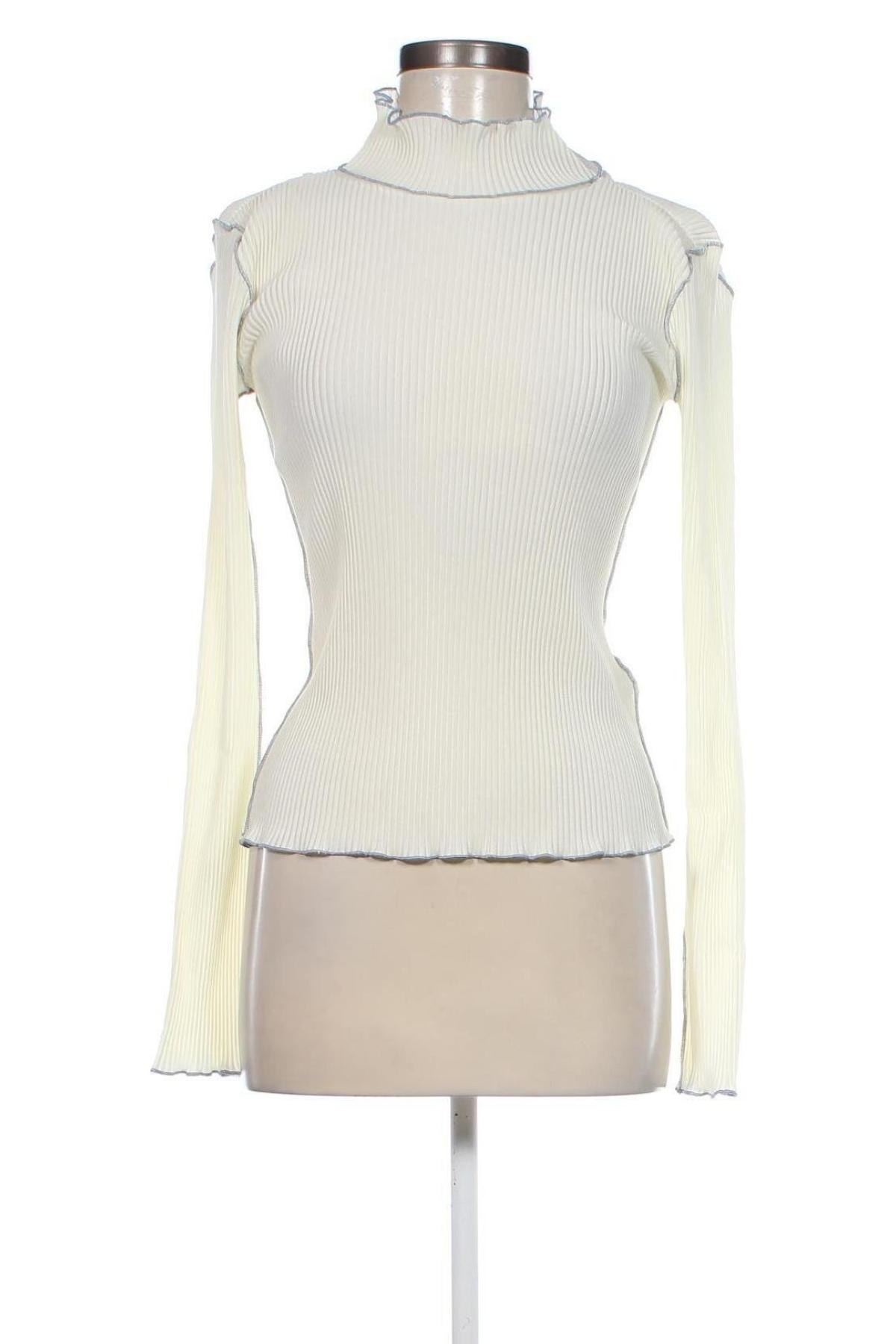 Дамска блуза Gina Tricot, Размер XS, Цвят Екрю, Цена 13,80 лв.