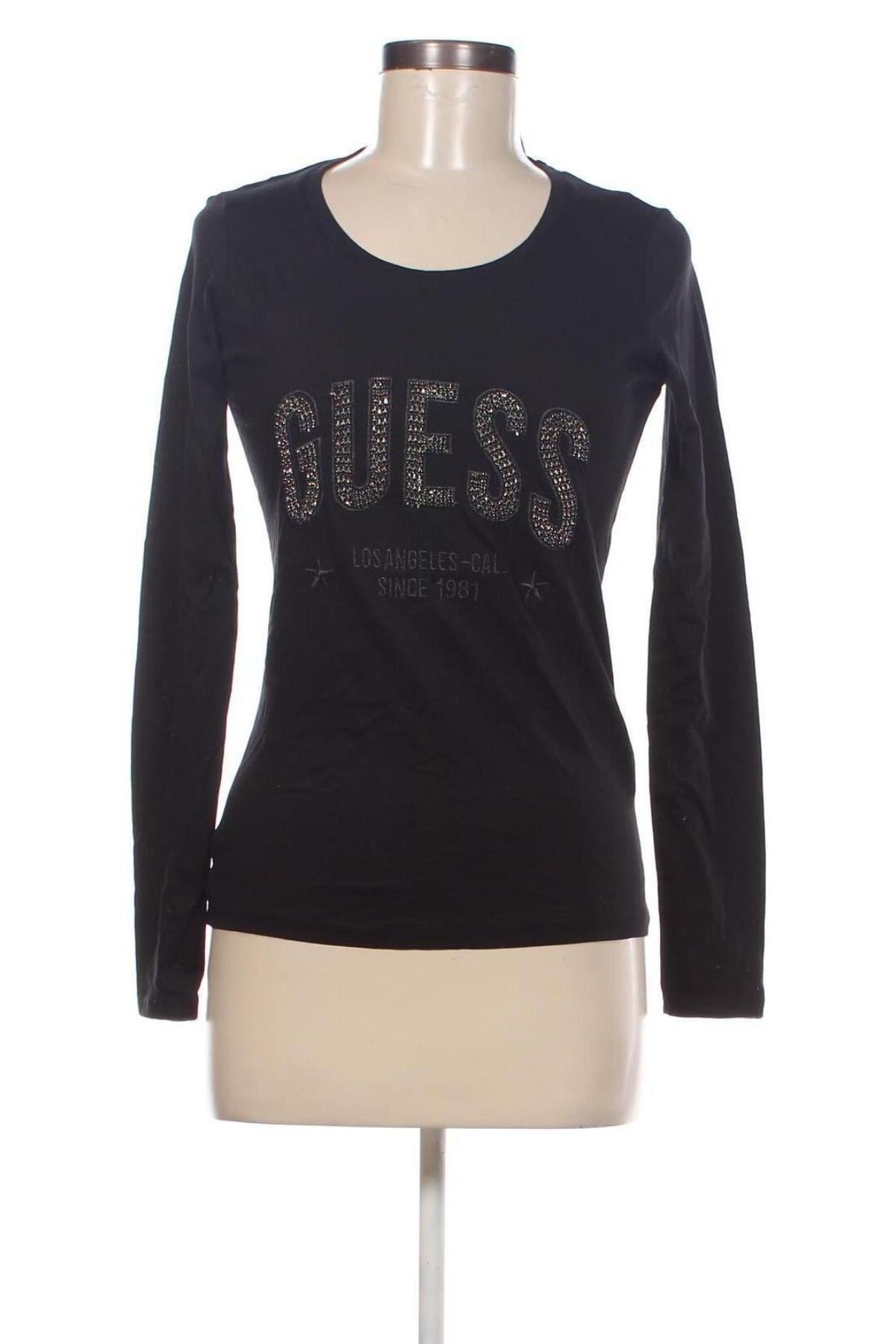 Bluzka damska Guess, Rozmiar S, Kolor Czarny, Cena 172,72 zł