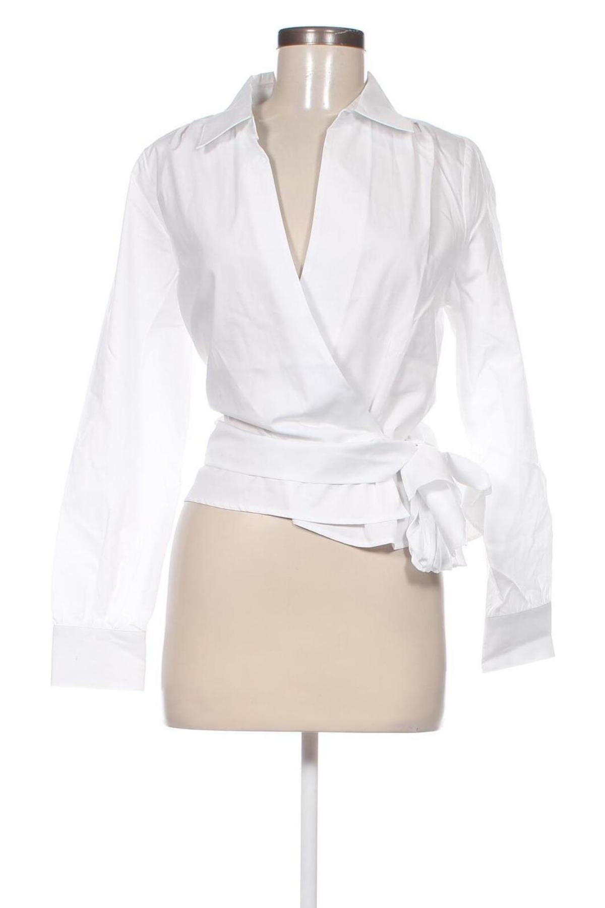 Γυναικεία μπλούζα Guido Maria Kretschmer for About You, Μέγεθος M, Χρώμα Λευκό, Τιμή 17,86 €