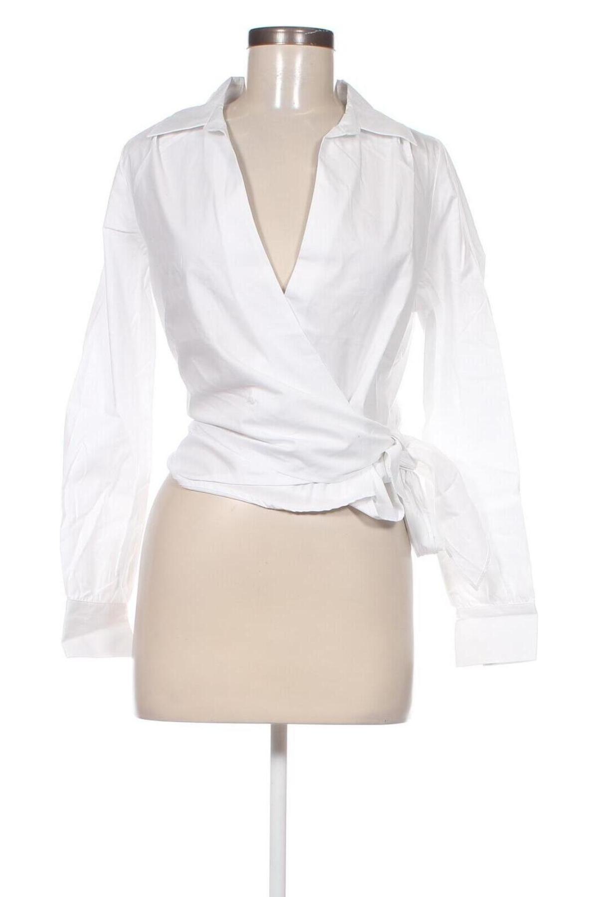 Γυναικεία μπλούζα Guido Maria Kretschmer for About You, Μέγεθος S, Χρώμα Λευκό, Τιμή 13,89 €